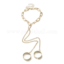 Bracciali anello di ferro&nbsp;BJEW-C054-04G
