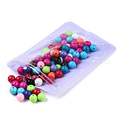Sacchetti richiudibili in plastica color macaron con motivo yin-yang&nbsp;OPP-N001-01D-05