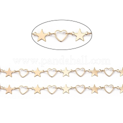Cadenas de cuentas de latón hechas a mano&nbsp;CHC-S002-02G