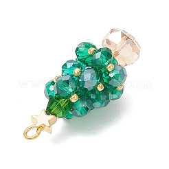Pendentifs en verre plaquent&nbsp;PALLOY-MZ00842-02