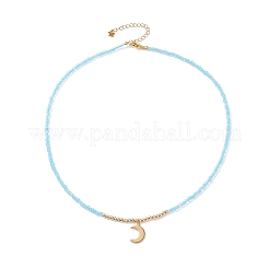 Set di collane con ciondolo stella e luna per ragazze adolescenti&nbsp;NJEW-JN03738-04