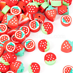 160 Stück 4 Stile handgemachte Polymer Clay Perle&nbsp;CLAY-TA0001-87