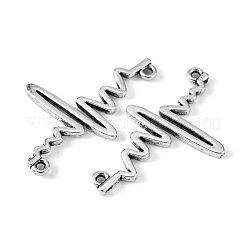 Tibetischer stil Aluminium Anhänger & Charms&nbsp;TIBEP-Q064-120AS-RS