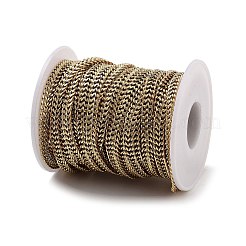 Cadena de trigo de acero inoxidable 304 con recubrimiento al vacío de PVD&nbsp;CHS-H026-04G