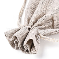 Sacchetti di imballaggio in tessuto di cotone sacchetti con coulisse&nbsp;ABAG-R011-17X23-01