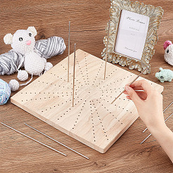 Tablero de madera de ganchillo&nbsp;DIY-WH0387-22A