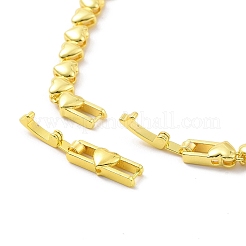 Lätzchen-Halsketten aus Mikropavé mit Zirkonia&nbsp;NJEW-F301-01G