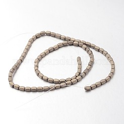 Chapelets de perles en hématite synthétique sans magnétique&nbsp;G-F300-40B-F06