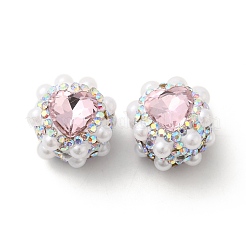 Polymer Ton Strass Perlen&nbsp;RGLA-D050-04B