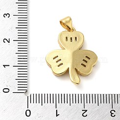 Ciondoli in ottone con placcatura a cremagliera con micro pavé di zirconi chiari&nbsp;KK-C047-10G