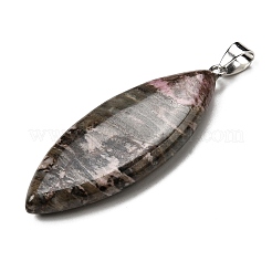 Rhodonite naturelle gros pendentifs&nbsp;G-F820-06M