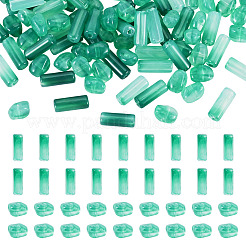 90 pieza de 2 estilos de cuentas de piedras preciosas de imitación acrílicas opacas&nbsp;OACR-TA0005-14C