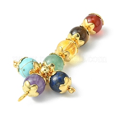 Pendentifs de pierres précieuses de chakra&nbsp;PALLOY-TA00067