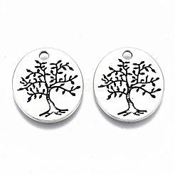 Pendentifs en alliage de style tibétain&nbsp;TIBE-S314-117AS-RS