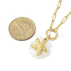Sommer Strand 304 Edelstahl Anhänger Büroklammer Kette Halsketten&nbsp;STAS-Z105-07G-01