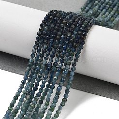 Natürliche blaue Turmalinperlenstränge&nbsp;G-B088-C12-02