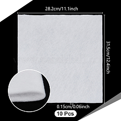 Coton absorbant à fleurs carrées&nbsp;DIY-WH0308-821C