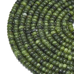 Naturels chinois perles de jade brins&nbsp;G-P575-A19-4x2mm-01