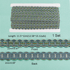 Ruban de coupe-dentelle de rideau en polyester&nbsp;DIY-WH0400-02D