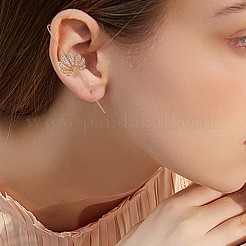 9 pièces 9 style fleur & arbre & feuille & lettre initiale v & bowknot boucles d'oreilles en zircone cubique&nbsp;JX189A