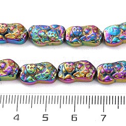 Fili di perline di ematite sintetica non magnetica elettrolitica&nbsp;G-F767-03E