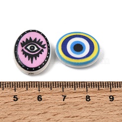 Perles de porcelaine à la main imprimés&nbsp;PR-CBA4549-02