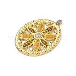 304 Edelstahl-Emaille-Anhänger&nbsp;STAS-G371-07G