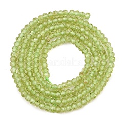 Peridoto natural hebras de cuentas&nbsp;G-ONLY-T-B07-01A