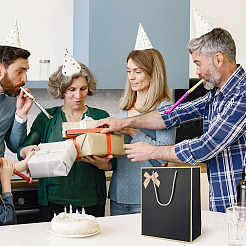 4 Stück rechteckige Geschenktüten aus Papier&nbsp;AJEW-TA0001-60A