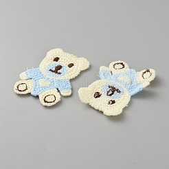 Aufnäher aus Polyester-Stickgarn zum Aufbügeln/Aufnähen&nbsp;PATC-WH0023-23A