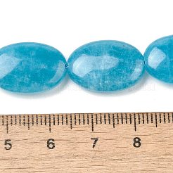 Brins de perles de jade malaisien teintées naturellement&nbsp;G-B137-A01-01E