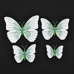 Decorazioni di farfalle artificiali 3d in plastica pvc&nbsp;LS-DIY-I072-02D