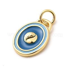 Messing Emaille Anhänger / charms&nbsp;KK-A268-09G-01