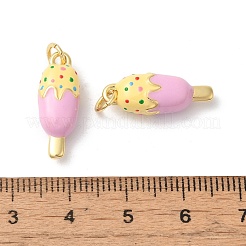 Emaille-Anhänger aus Messing mit Gestellbeschichtung&nbsp;KK-Z056-38G