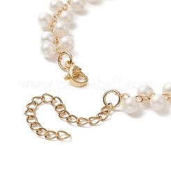 Rundes Charm-Armband mit Muschelperlen und Perlen&nbsp;BJEW-TA00219