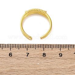 925 Manschettenringe aus Sterlingsilber für Damen&nbsp;RJEW-U046-02G