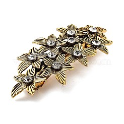 Blume Legierung Strass Haarspangen&nbsp;LS-PHAR-S604-01AG-02