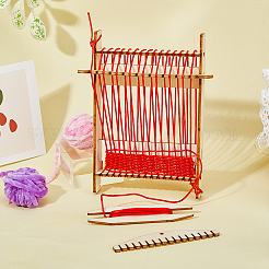 Kits de métier à tisser en bois bricolage&nbsp;DIY-WH0502-06