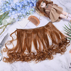 Pp Puppenperücke langes lockiges Haar&nbsp;DIY-WH0591-249B-13