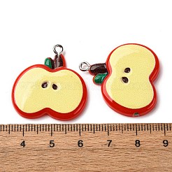 Pendentifs en résine opaque&nbsp;RESI-I337-05P-B01