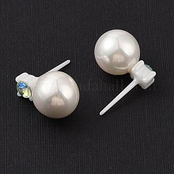 Boucles d'oreilles en céramique de zircone biocéramique hypoallergénique&nbsp;EJEW-C111-15A