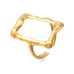 Anelli polsini aperti in acciaio inossidabile 304&nbsp;RJEW-M072-05G