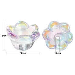 100 Stück handgefertigte Bunte Malerei-Perlen&nbsp;LAMP-CJ0001-58