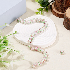 1 brin de perles rondelles artisanales en verre filé à la main&nbsp;LAMP-TA0002-72K