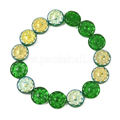 Perles de verre pressées tchèques&nbsp;GLAA-I061-48D