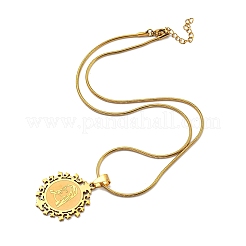 Collares colgantes de la virgen maría&nbsp;LS-NJEW-S422-02G