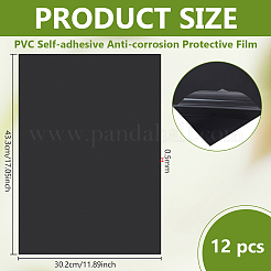 Película protectora anticorrosiva autoadhesiva de PVC para vallas de madera&nbsp;AJEW-WH0643-002