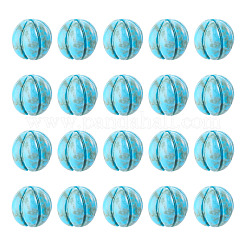 20 pieza de cuentas de turquesa natural&nbsp;G-TA0003-47