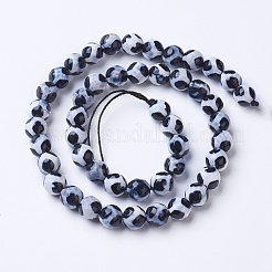 Perline dzi stile tibetano&nbsp;G-G752-06-8mm