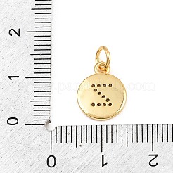 Messing micro pave klar zirkonia charme&nbsp;CU-CBA56CE-12G-Z